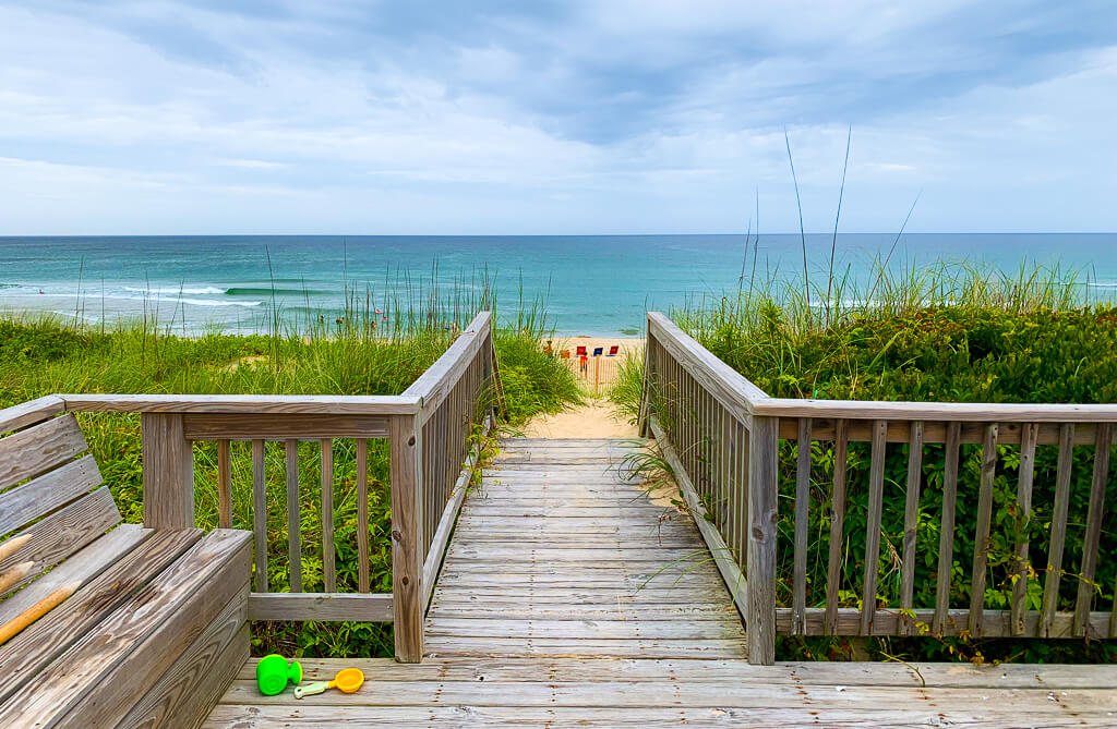 The beach at Nags Head, Outer Banks North Carolina